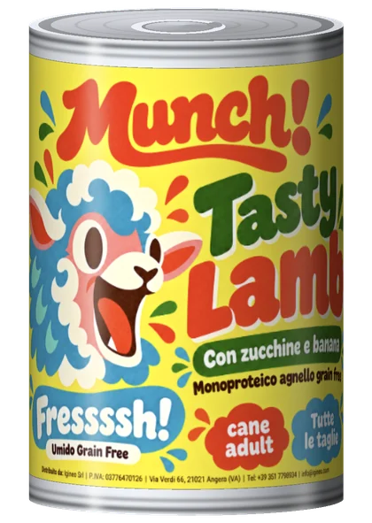 Lattina Munch! Tasty Lamb, 400 g